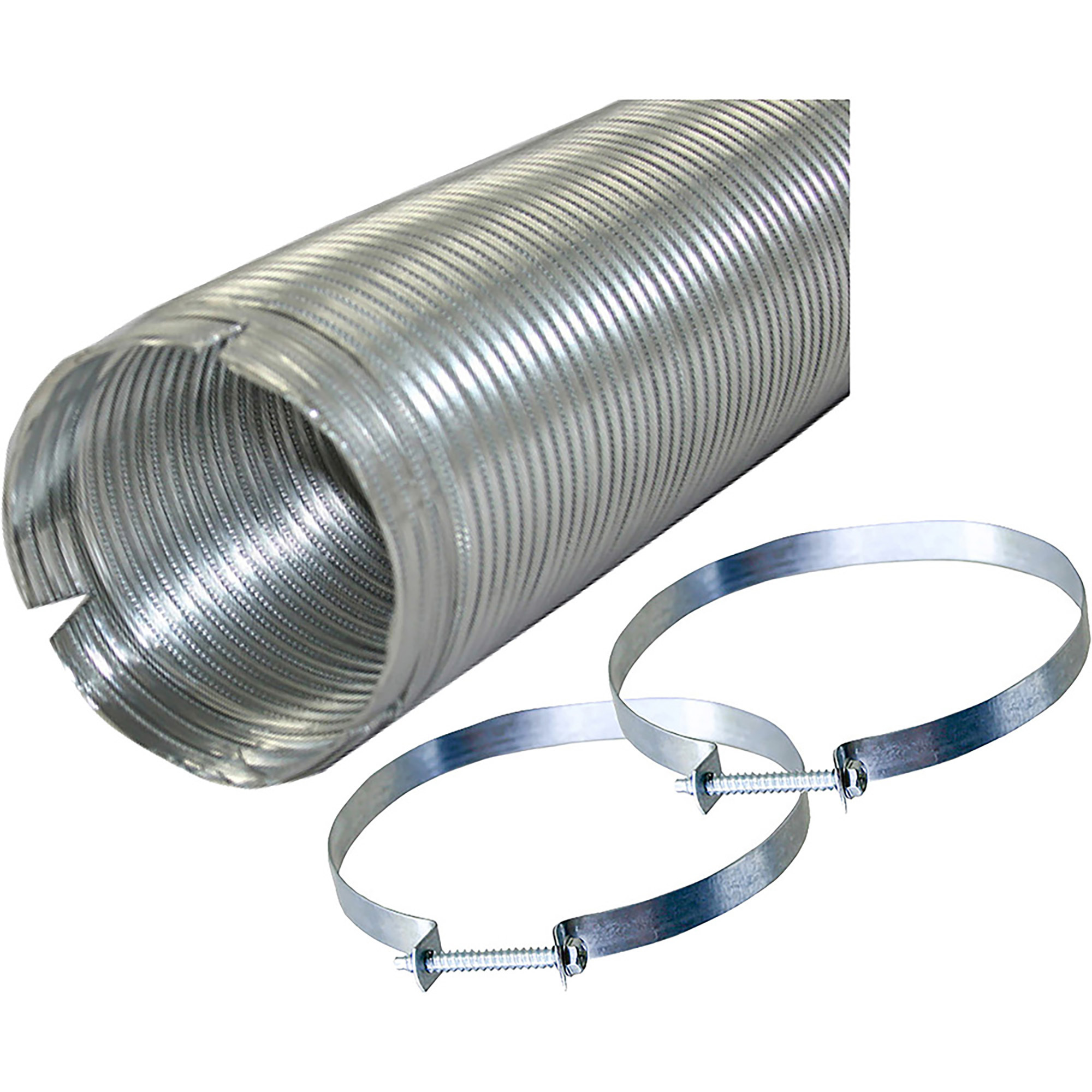 Builder's Best V430 4"x8' Readi-Pipe, Soft Cuff, 2 Clamps